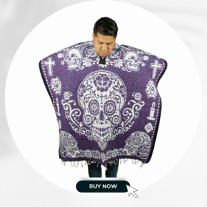 Double-sided Catrina Poncho