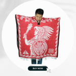 Aztec Calendar / Warrior Double-Sided Poncho