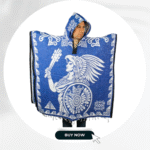 Aztec Calendar / Warrior Hoodie Poncho