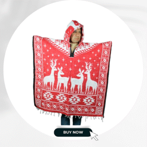 Deer Hoodie Poncho