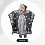 Poncho Virgen de Guadalupe con Hoodie