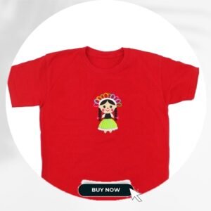 Embroidered Doll Girls’ T-shirt