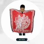 Viva México Double-Sided Poncho without Hoodie