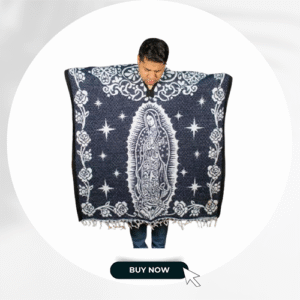 Virgin of Guadalupe Poncho without Hoodie